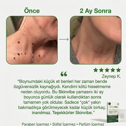 Skinvibe® - Vegan Siğil & Et Beni Bandı