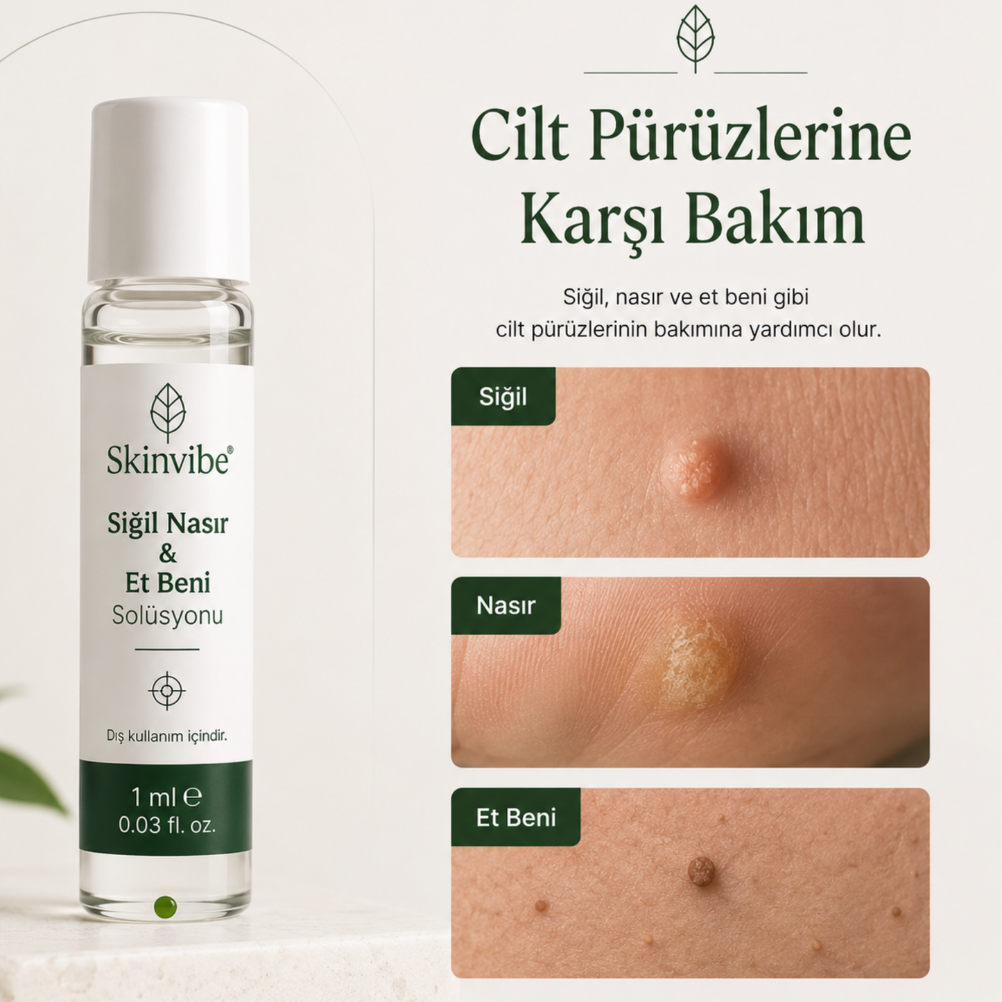 Skinvibe® | Siğil • Nasır • Et Beni Solüsyonu