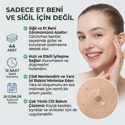 Skinvibe® - Vegan Siğil & Et Beni Bandı