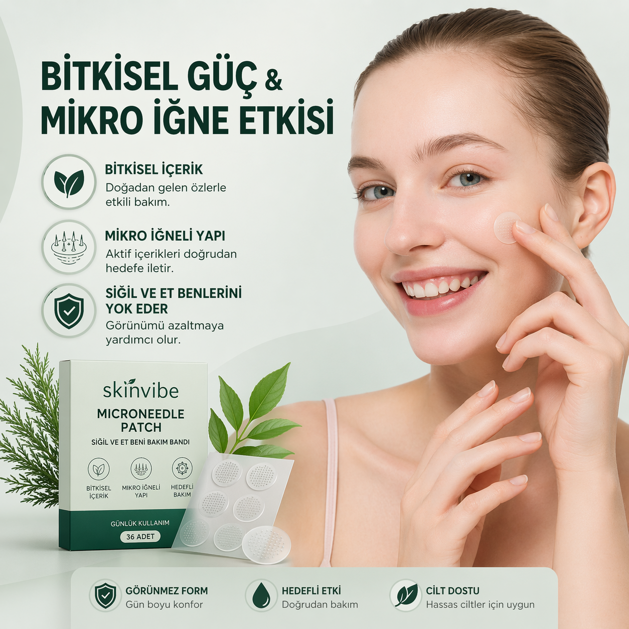Skinvibe® - Vegan Siğil & Et Beni Bandı